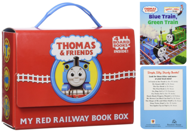 $4.96 (Reg $15) Thomas & Friends My Red Railway Book Box (4 Board Books & Case)