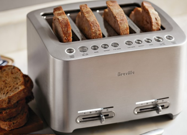 $99.99 (Reg $180) Breville 4-Slice Smart Toaster + FREE Shipping
