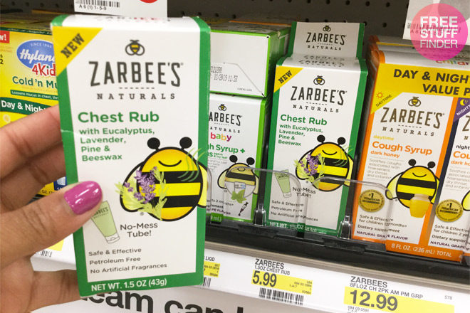 *HOT* $0.90 (Reg $6) Zarbee's Chest Rub at Target