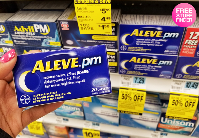 $0.96 (Reg $7.29) Aleve PM at Rite Aid