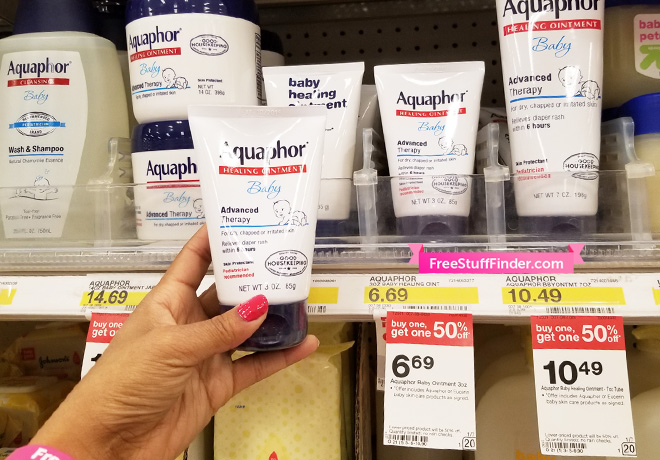 $3.02 (Reg $7) Aquaphor Baby Healing Ointment at Target