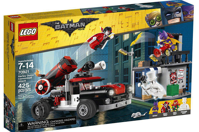 $39.99 (Reg $50) LEGO Batman Movie Harley Quinn Cannonball Attack Kit + FREE Shipping