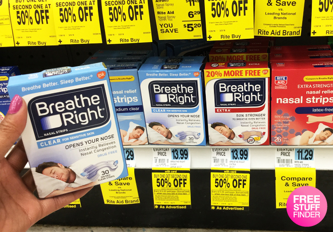 $3.23 (Reg $14) Breathe Right Nasal Strips at Rite Aid (Print Now!)