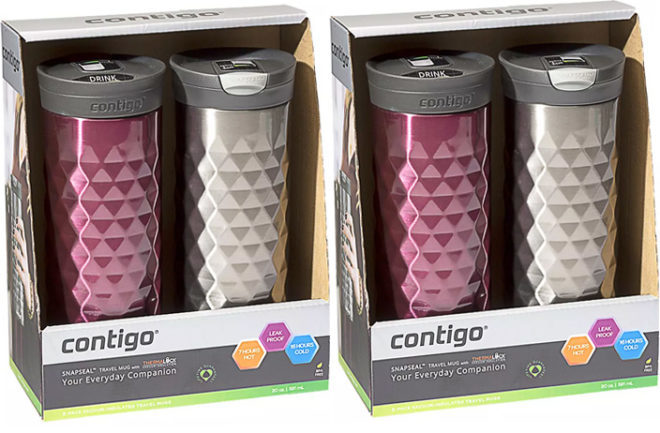 $11.29 (Reg $28) 2-Pack Contigo Travel Mugs + FREE Store Pickup