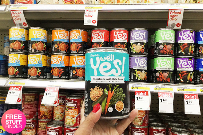 *HOT* $0.43 (Reg $2.09) Campbell Well Yes Soups at Target