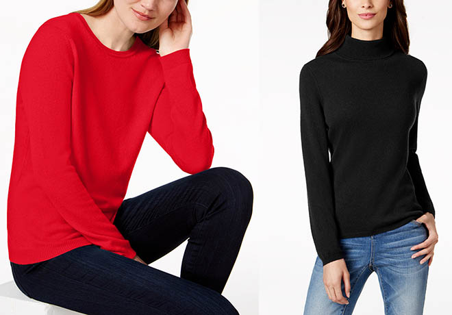 *HOT* $39.99 (Reg $139) Charter Club Cashmere Sweaters + FREE Pickup