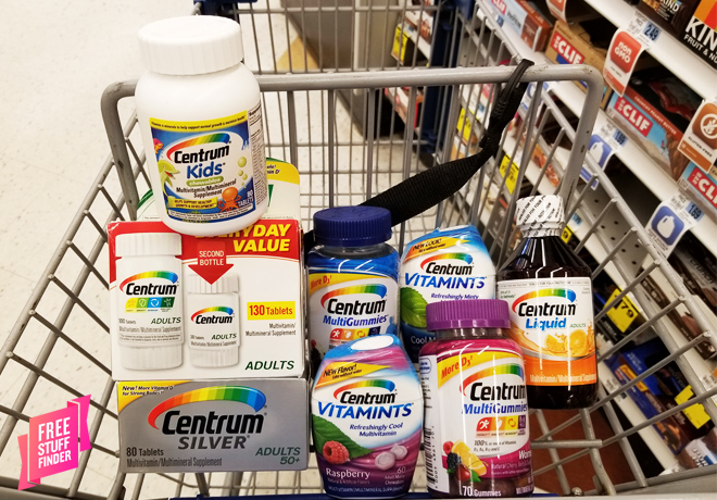 $2.99 (Reg $9) Centrum Vitamins at Rite Aid