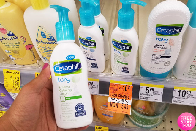 Clearance Find: $3.99 (Reg $11) Cetaphil Baby Eczema Calming Lotion at Walgreens