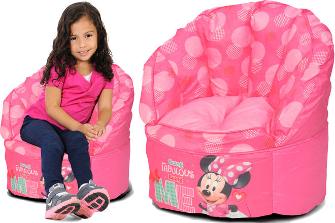 $19.98 (Reg $25) Disney Minnie Mouse Kids Bean Bag Chair + FREE Pickup