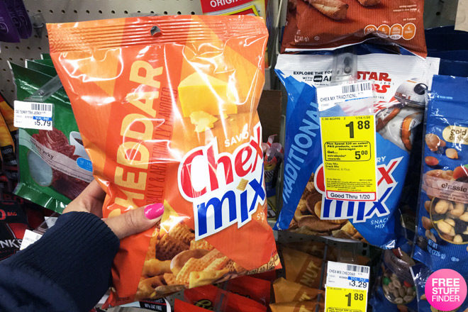 $1.63 (Reg $3.29) Chex Mix at CVS (Print Now!)