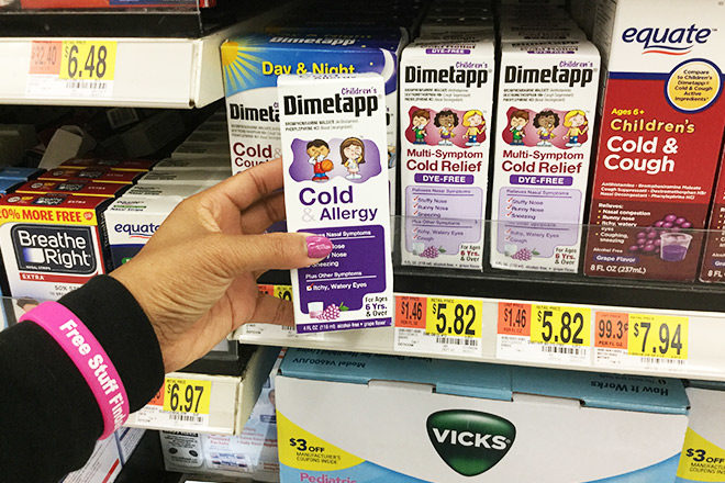 *HOT* $0.82 (Reg $5.82) Children’s Dimetapp Cold Medicine at Walmart