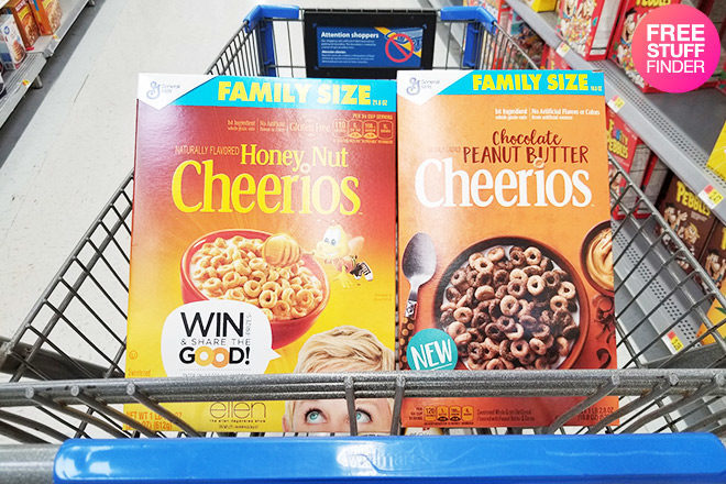 $1.58 (Reg $3.64) Chocolate Peanut Butter & Honey Nut Cheerios Cereal at Walmart