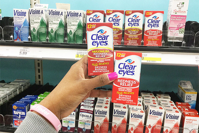 $1.41 (Reg $3.19) Clear Eyes Redness Relief Eye Drops at Target