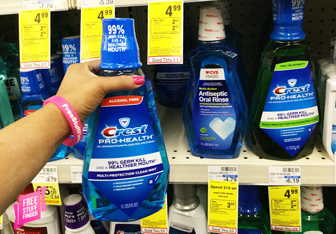 $0.99 (Reg $8) Crest Mouthwash at CVS