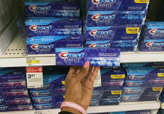 $0.97 (Reg $4) Crest 3D White Toothpaste at Target