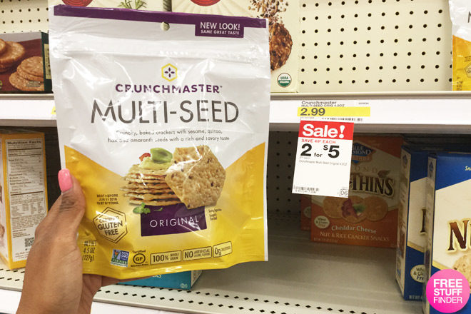 $1.50 (Reg $3) Crunchmaster Multi-Seed Crackers at Target