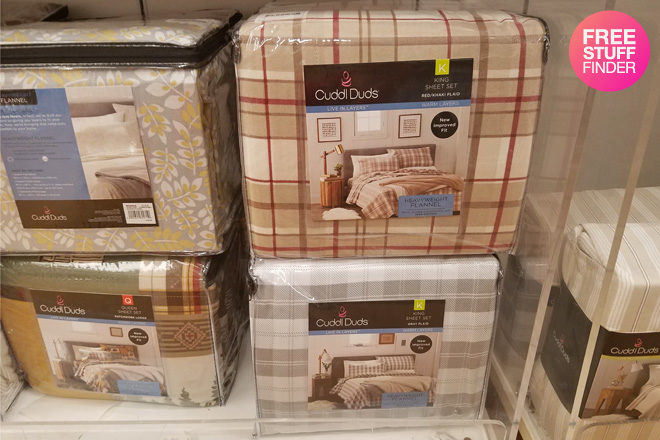 *HOT* $13.07 (Reg $50) Cuddl Duds Flannel Sheet Set + FREE Shipping