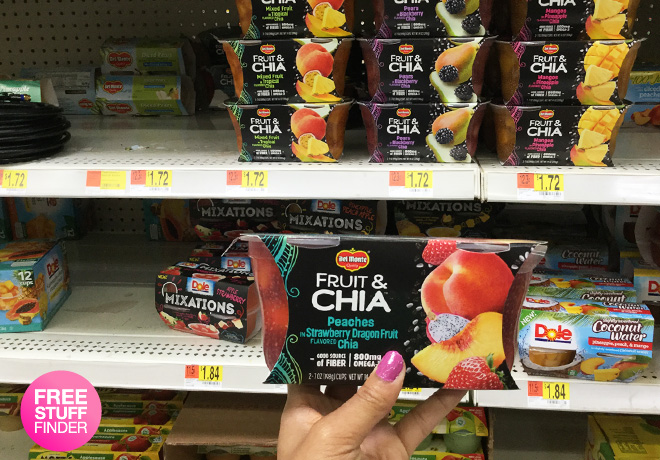 $0.22 (Reg $2) Del Monte Fruit & Chia Cups at Walmart (Print Now!)