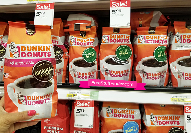 $4.69 (Reg $7.19) Dunkin Donuts Ground or Whole Bean Coffee at Target