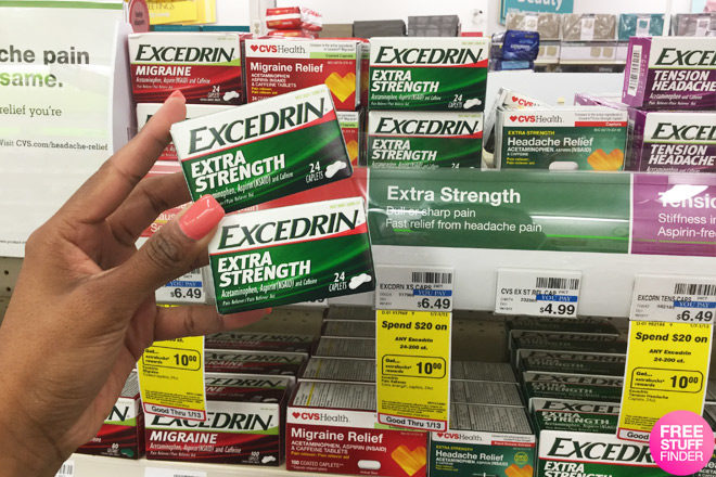 $1.99 (Reg $6.49) Excedrin Extra Strength Caplets at CVS