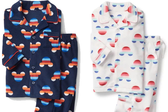 *HOT* $4.78 (Reg $45) GAP Baby Mickey Mouse Fleece Pajama Set + FREE Shipping
