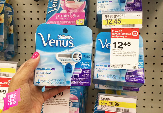 $4.97 (Reg $12.45) Gillette Venus Razors or Refill Packs at Target