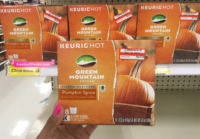 Possible Clearance Find: $5.68 (Reg $11) 18-Count Pumpkin Spice K-Cups at Target