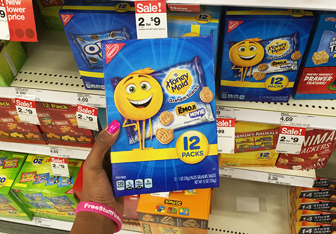 $0.24 (Reg $4.69) Honey Maid The Emoji Movie Graham Snacks at Target