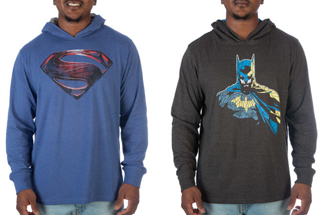 $6 (Reg $10.44) DC Comics Men's Superman Lightweight Hoodie + FREE Pickup