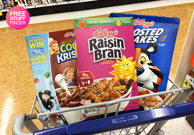 $1.37 (Reg $4.79) Kellogg’s Cereal at Rite Aid