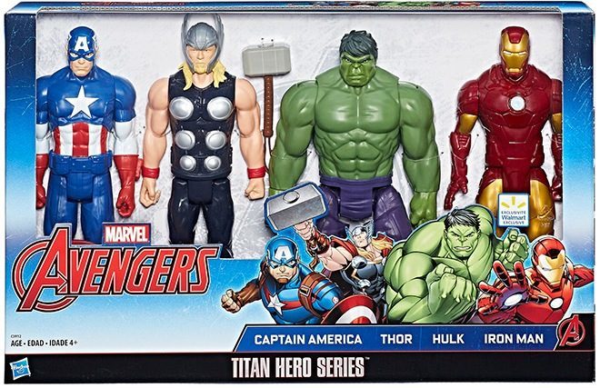 *HOT* $12.99 (Reg $30) Marvel Avengers Titan Hero Series 4-Pack + FREE Pickup