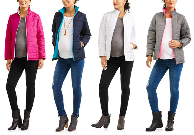 $5 Faded Glory Maternity Bubble Jacket + FREE Pickup