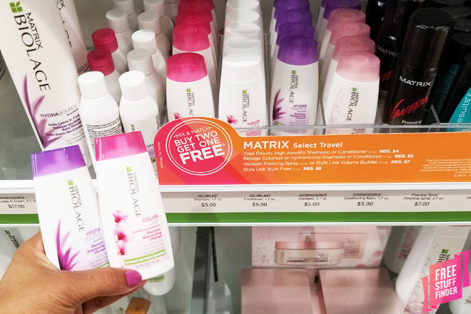 RUN! 3 FREE Matrix Biolage Shampoo & Conditioner (Limited Time!)