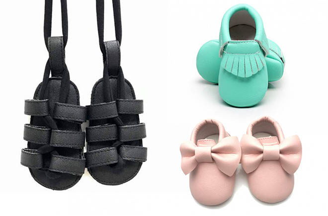$9 (Reg $34) Faux Leather Baby Moccasins (Today Only)