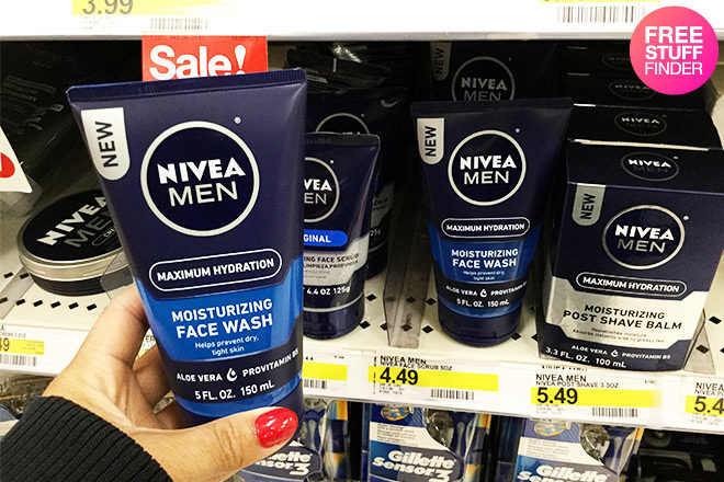 $1.24 (Reg $4.49) Nivea Men Face Wash at Target