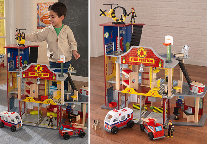 $69.99 (Reg $155) KidKraft Deluxe Fire Rescue Playset + FREE Shipping