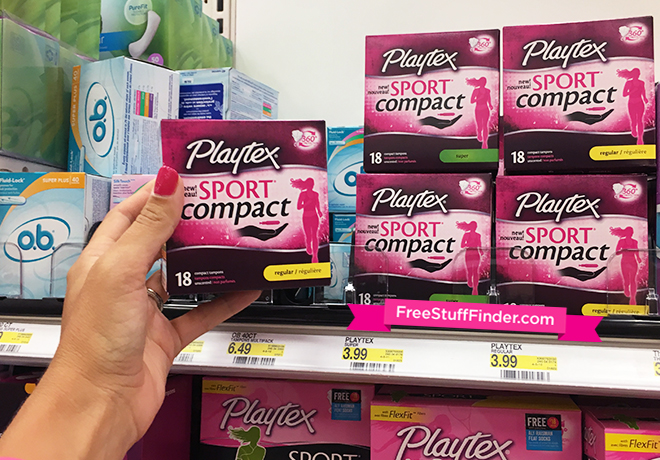 $1.99 (Reg $4) Playtex Sport Compact Tampons at Target