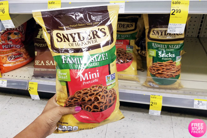 $2.49 (Reg $3.69) Snyder's of Hanover Pretzels at Walgreens