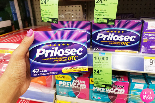 $16.99 (Reg $28) Prilosec OTC Heartburn Relief Tablets at Walgreens