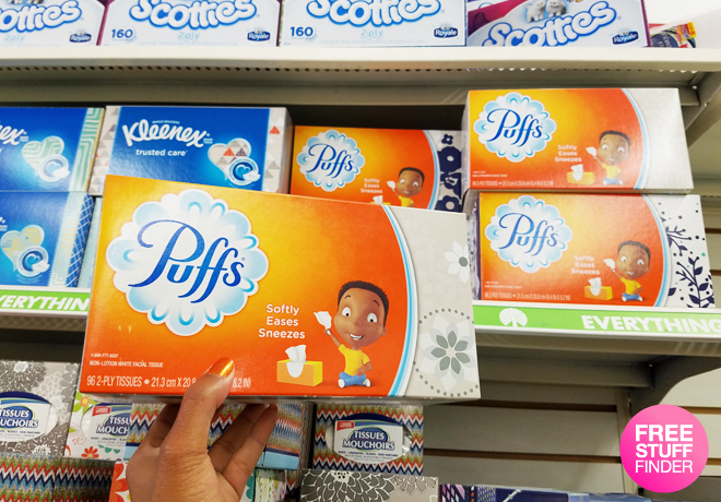 $0.75 Puffs Facial Tissue at Dollar Tree