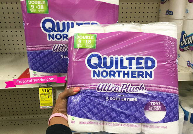 $2.83 (Reg $6.29) Quilted Northern Bath Tissue at CVS