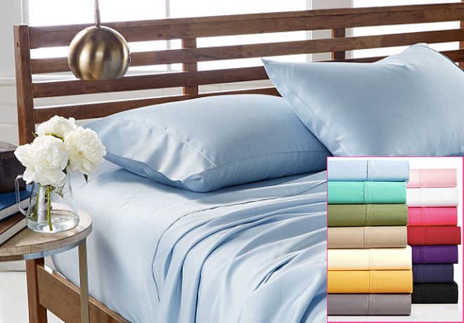 *HOT* Bamboo Fiber 4-Piece Bed Sheets for ONLY $19.99 + FREE Shipping (Reg $100)