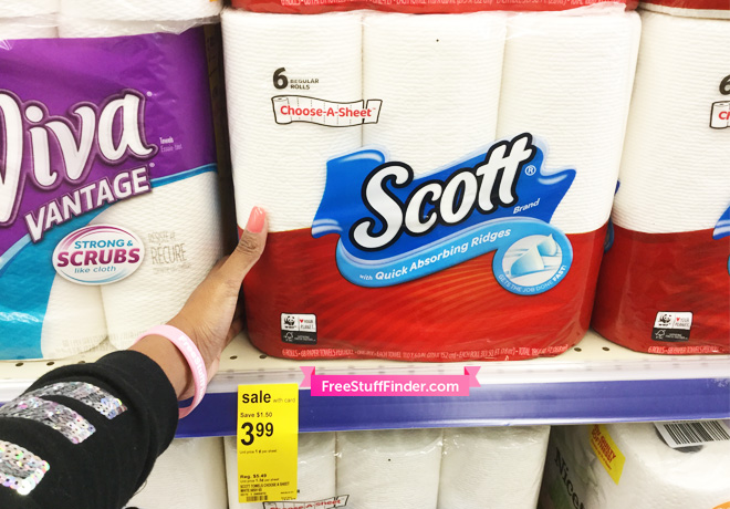 $2.99 (Reg $5.49) Scott Paper Towels at Walgreens (Only $0.50 Per Roll!)