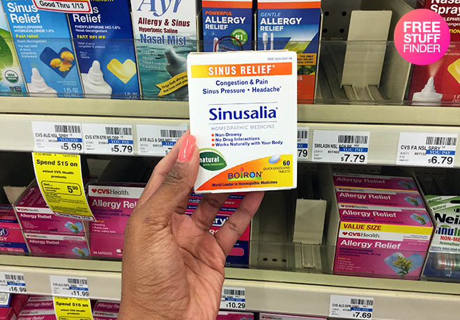 FREE Sinusalia Sinus Relief Tablets at CVS + $3.42 Moneymaker