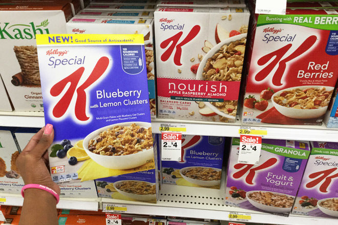 $1.40 (Reg $3) Special K Cereal at Target (Print Now!)