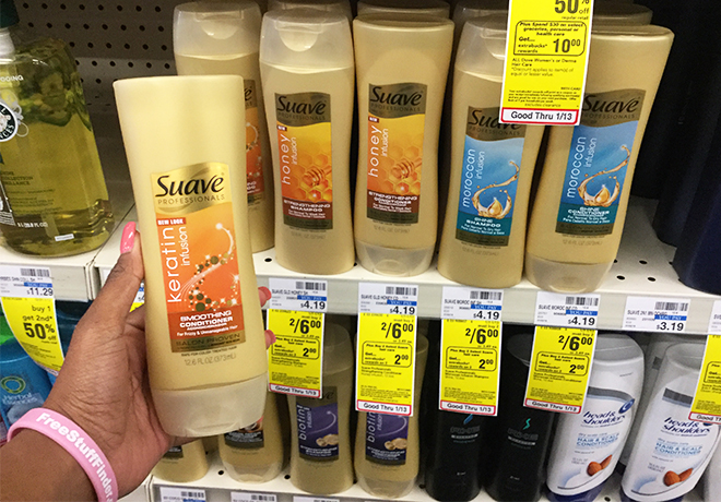 $1 (Reg $4.19) Suave Hair Care at CVS