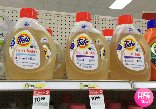 $3.63 (Reg $11) Tide Purclean Laundry Detergent at Target (Load Now!)