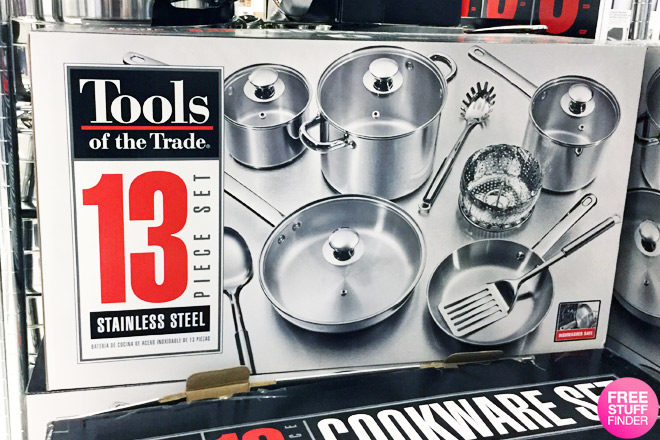 *HOT* $29.99 (Reg $120) Tools of the Trade 13-Piece Cookware Set + FREE Pickup