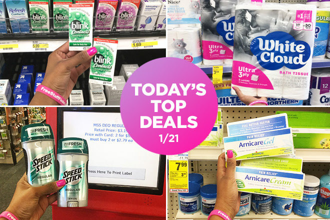 Today’s Top Deals: FREE Deodorant, Eye Shadow, and Stock Up on Bath Tissue