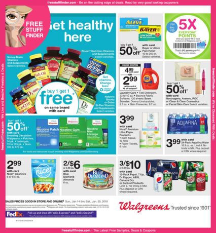 *HOT* Walgreens Ad Preview (Week 1/14 – 1/20)